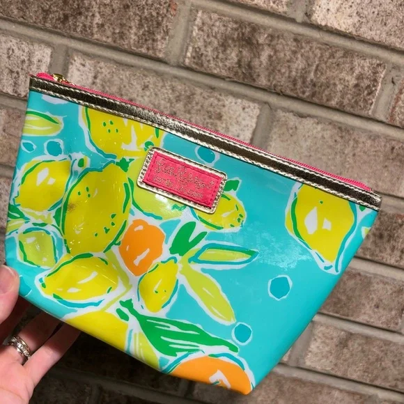 Lily Pulitzer Estée Lauder Cosmetic Makeup Bag - Picture 7 of 15